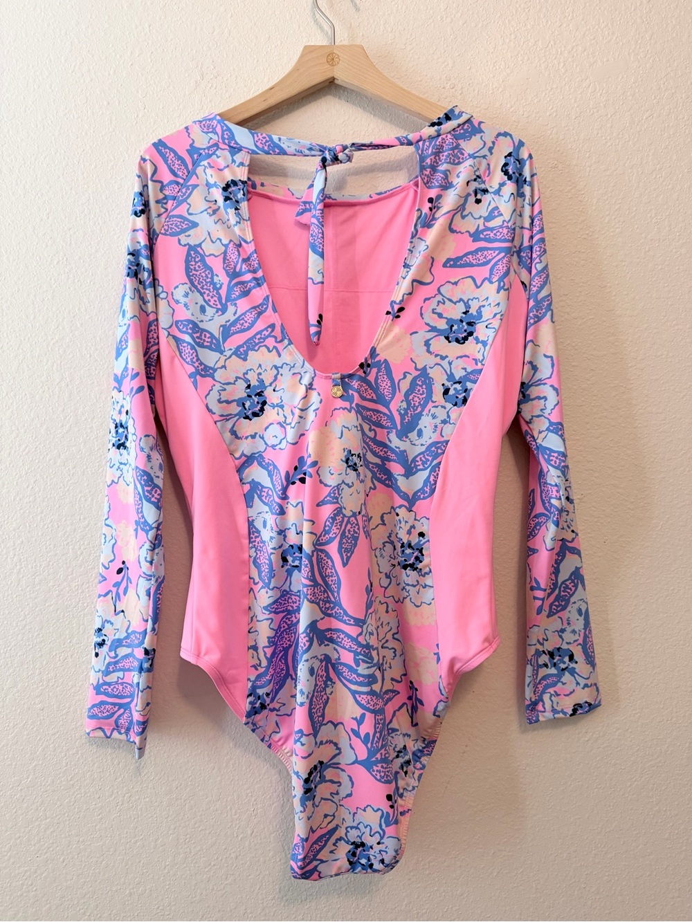 Lilly Pulitzer Wynton Rashguard One Piece Swimsuit UPF 50+ Totally Koalafied - Picture 2 of 7